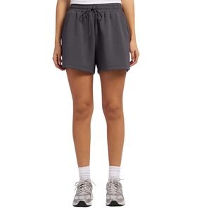 Nuuds Soft Motion High-Rise Shorts Graphite Grey Blue Scuba Fabric Womens Size M